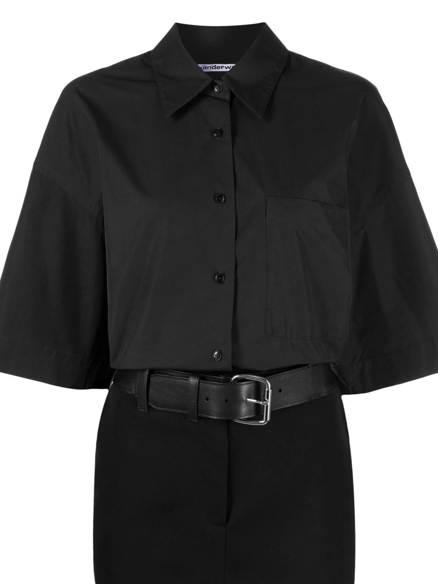 Affordable Women shirt belted Alexander Wang minidress 0213