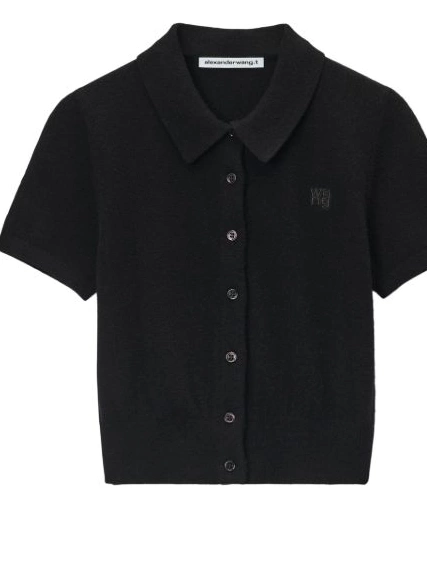 Affordable logo-embroidered Wang Alexander shirt polo Women 0210