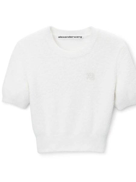 Affordable Wang logo-embroidered Women Alexander T-shirt 0222