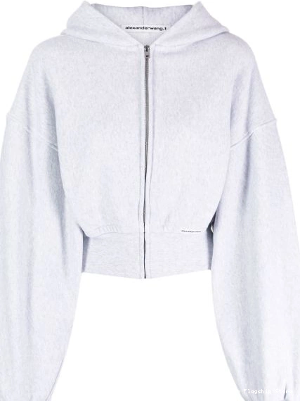 Affordable zip-up Women hoodie Alexander cropped Wang 0223