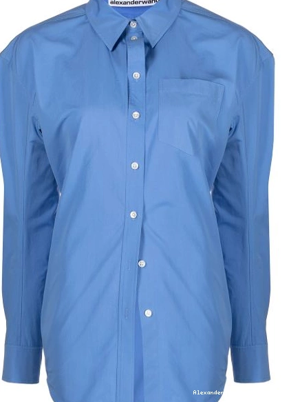 Affordable shirt ruched Women button-up Alexander Wang 0221