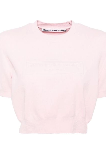 Affordable logo embossed pullover Wang ribbed Women Alexander 0220