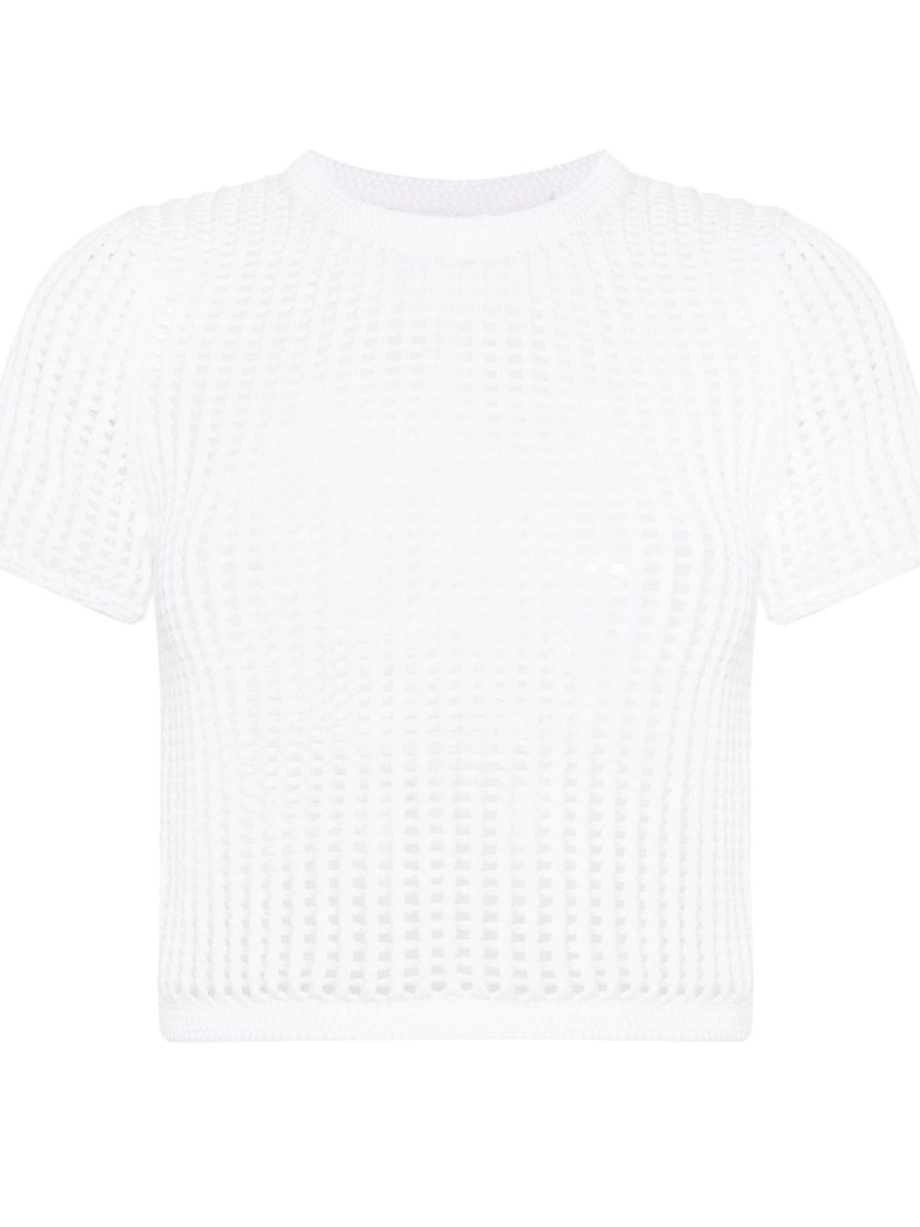 Cheap Wang top Women open-knit Alexander cropped 0221