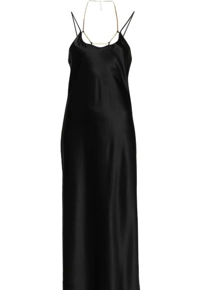 Cheap silk midi Alexander Wang chain-strap Women dress 0314