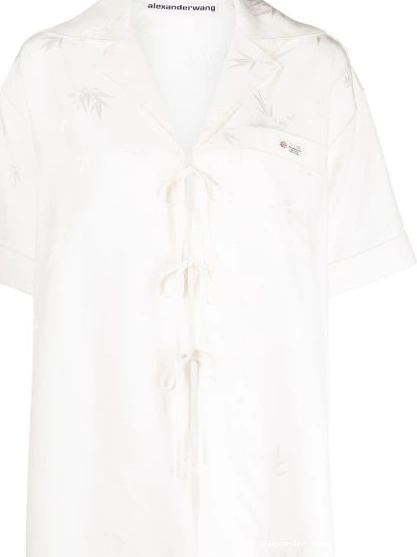 jacquard shirt Wang Alexander Women pajama-style 0312