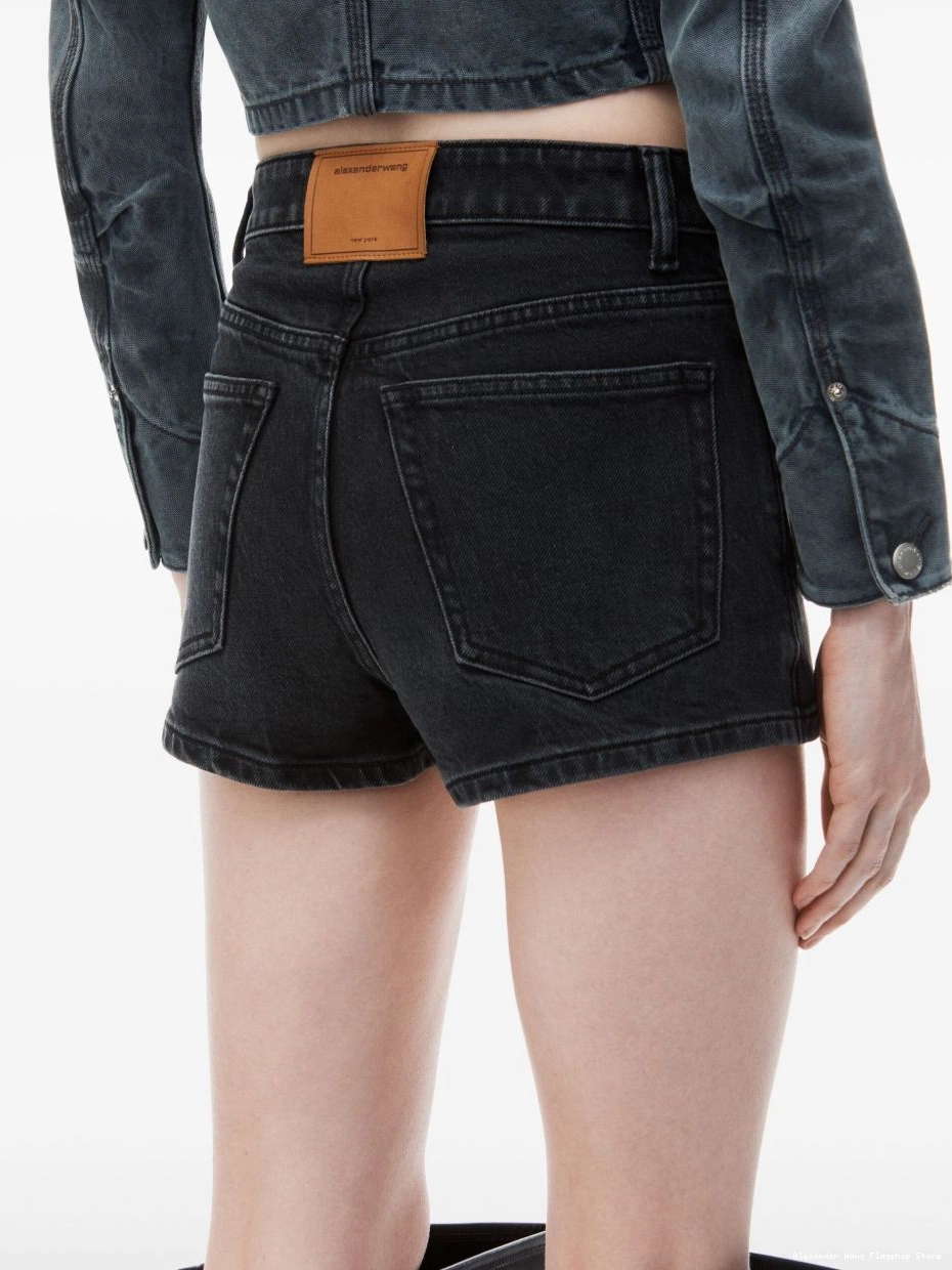 Affordable Wang mid-rise Women denim skort Alexander 0312