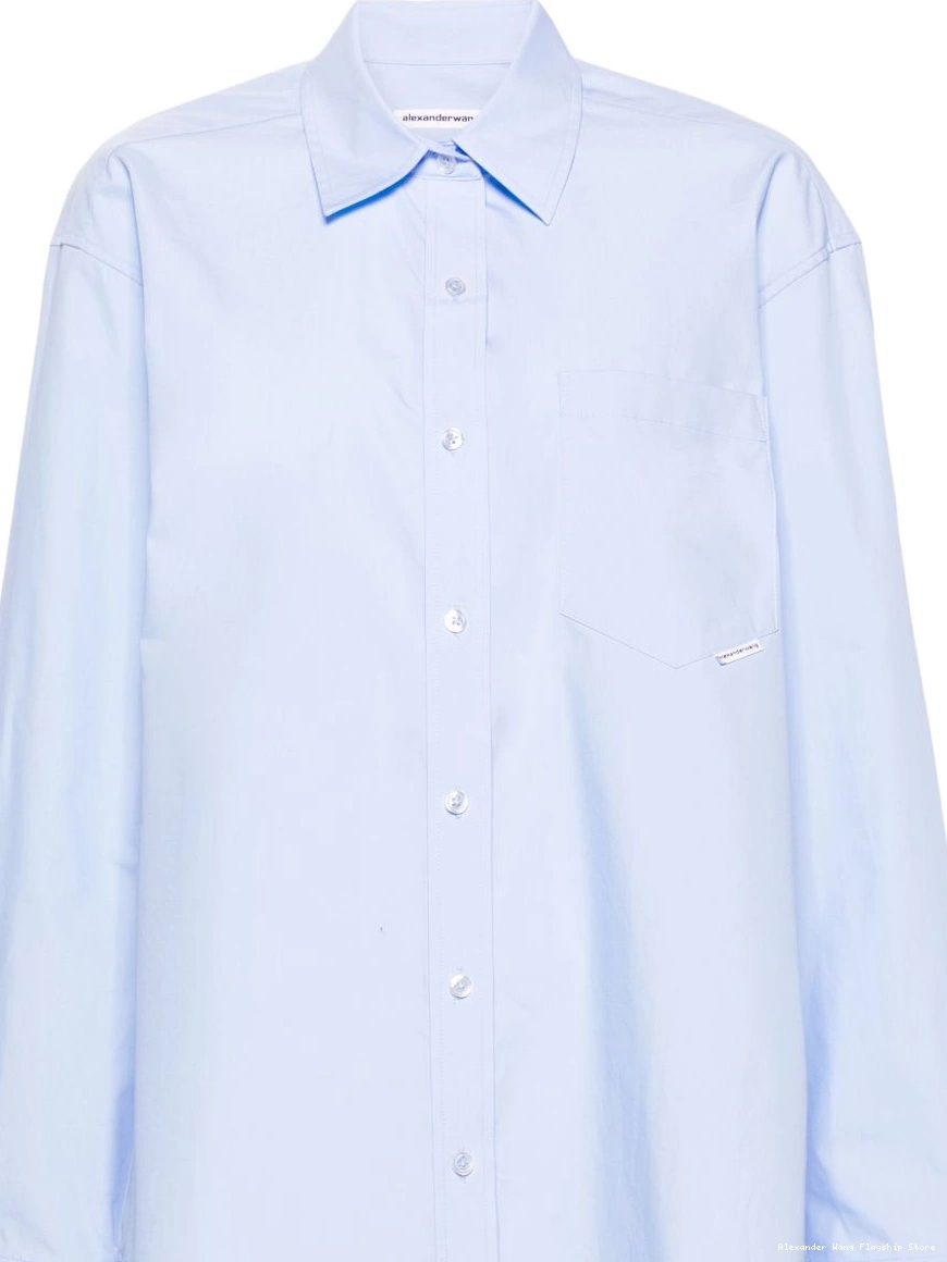 Affordable Alexander shirt Women Wang poplin cotton 0309