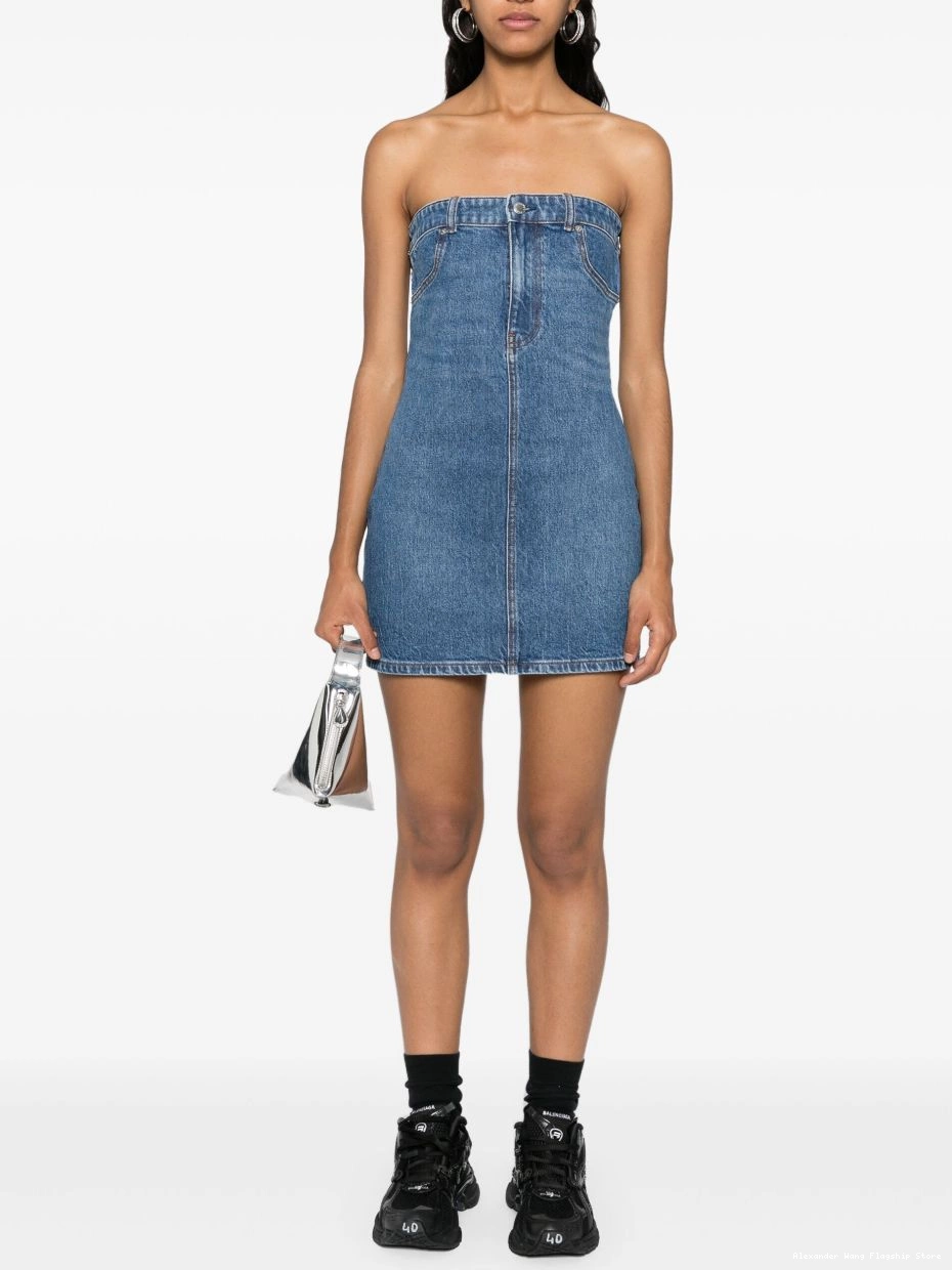 Affordable denim Wang dress Women mini Alexander 0313