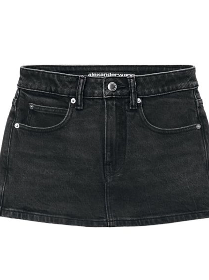 Wang mid-rise Women denim skort Alexander 0312